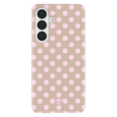 Brown Sugar Polka Dot Samsung Case